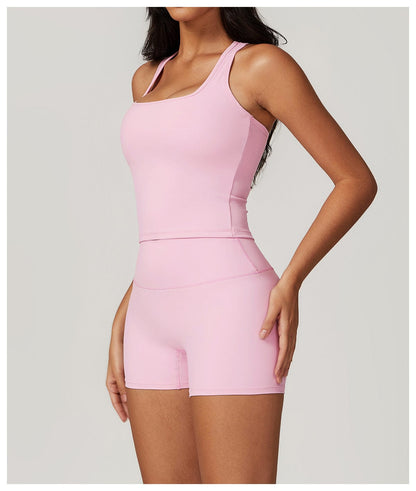 Seamless Fitness Gym Shaping Shorts High Waisted, Booty-Lifting, Squat-Proof Workout Shorts for Women