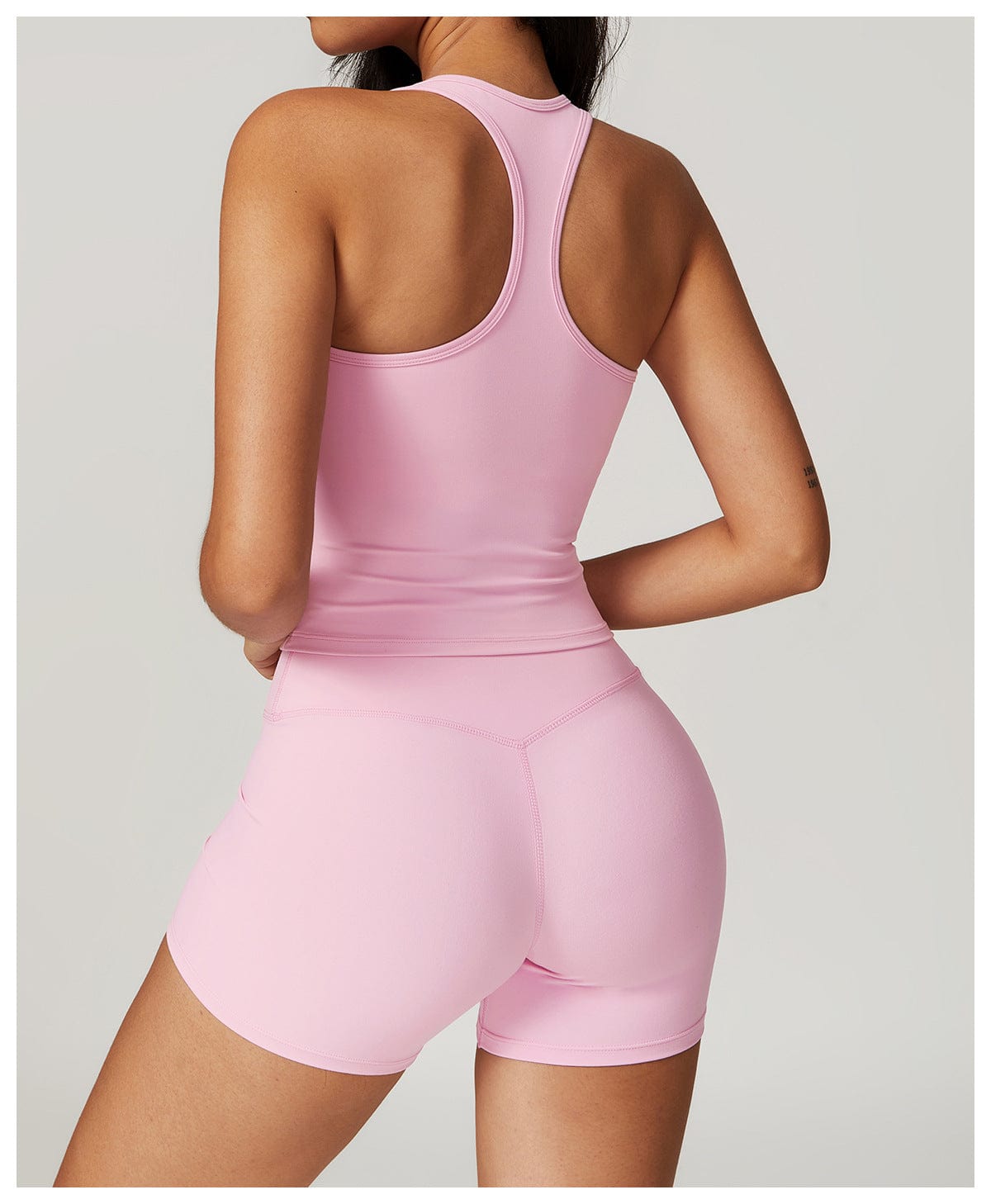 Seamless Fitness Gym Shaping Shorts High Waisted, Booty-Lifting, Squat-Proof Workout Shorts for Women