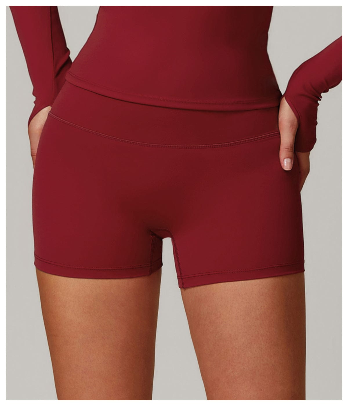 Seamless Fitness Gym Shaping Shorts High Waisted, Booty-Lifting, Squat-Proof Workout Shorts for Women