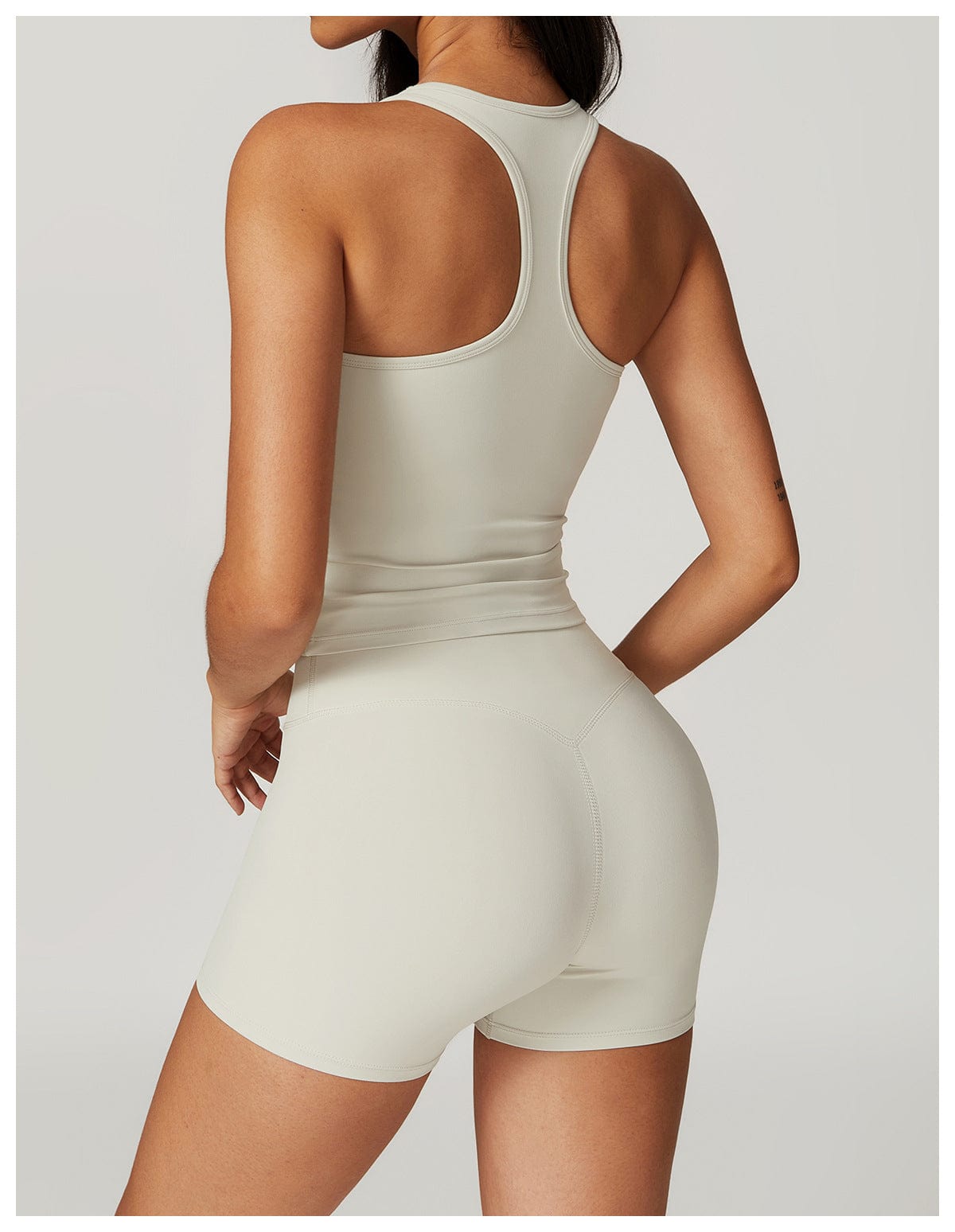 Seamless Fitness Gym Shaping Shorts High Waisted, Booty-Lifting, Squat-Proof Workout Shorts for Women