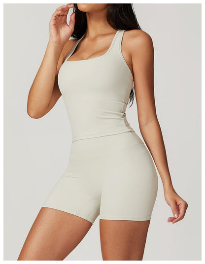 Seamless Fitness Gym Shaping Shorts High Waisted, Booty-Lifting, Squat-Proof Workout Shorts for Women
