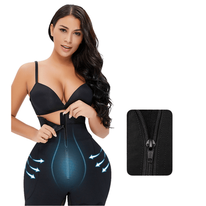 Seamless Tummy Control Hip Lifting Shaper Shorts with Adjustable Straps