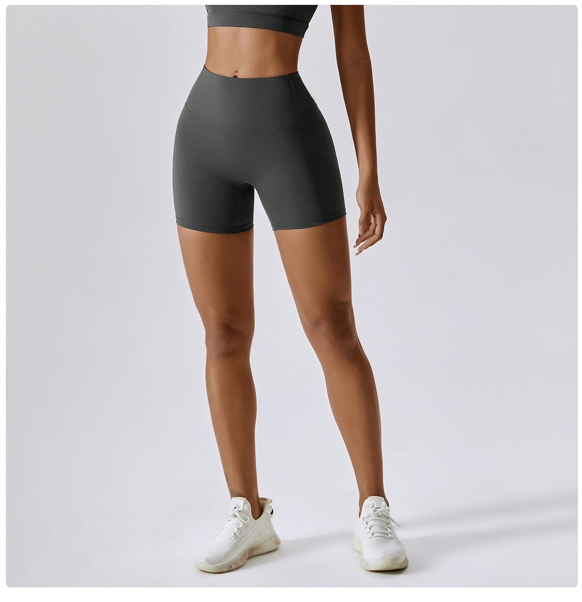 Women High Waist Hip Lifting Shapewear Gym Shorts