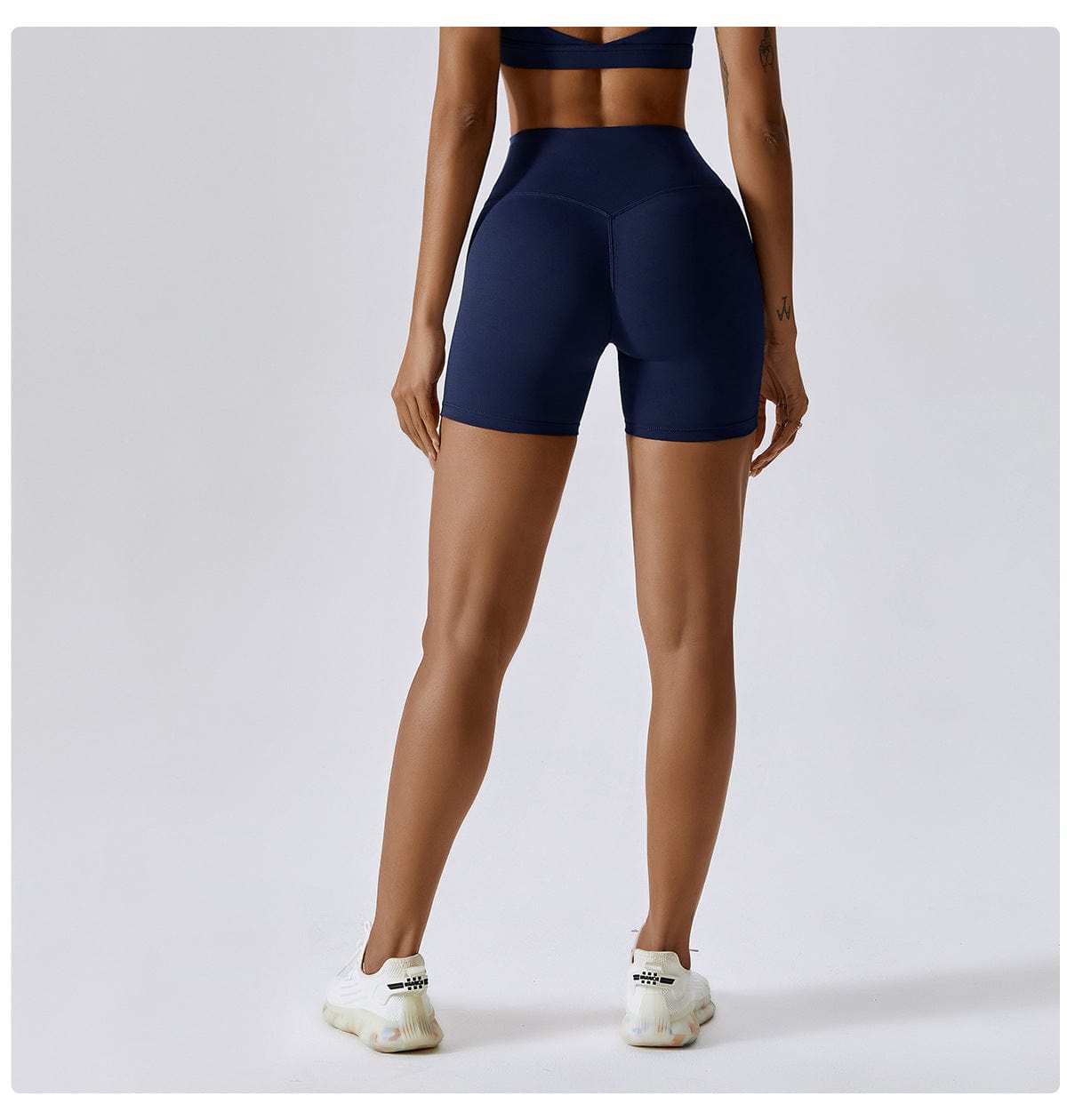 Women High Waist Hip Lifting Shapewear Gym Shorts