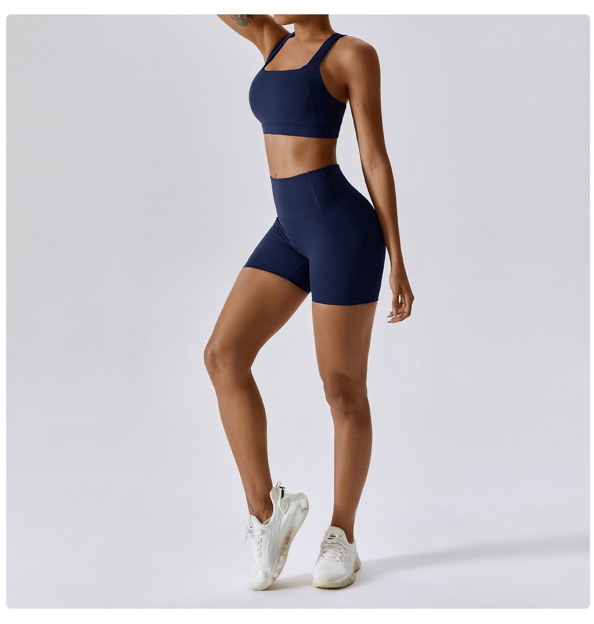 Women High Waist Hip Lifting Shapewear Gym Shorts