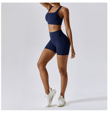 Women High Waist Hip Lifting Shapewear Gym Shorts