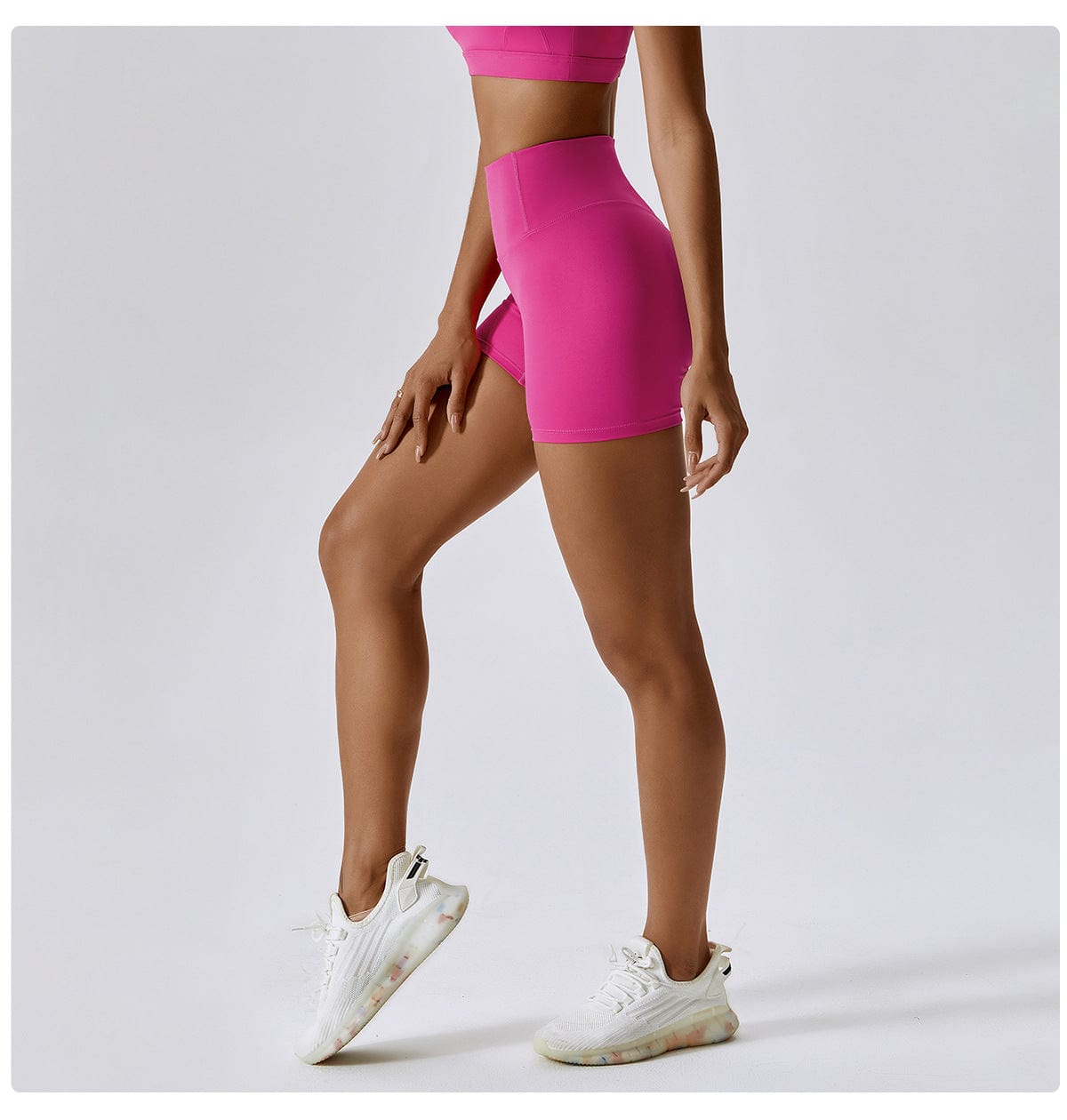 Women High Waist Hip Lifting Shapewear Gym Shorts