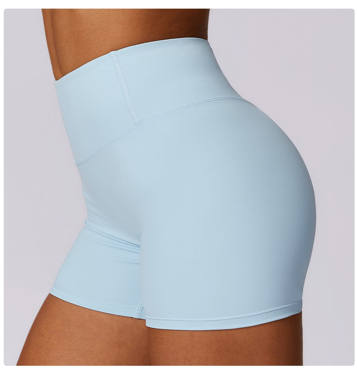 Women High Waist Hip Lifting Shapewear Gym Shorts