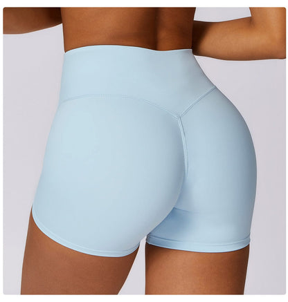 Women High Waist Hip Lifting Shapewear Gym Shorts