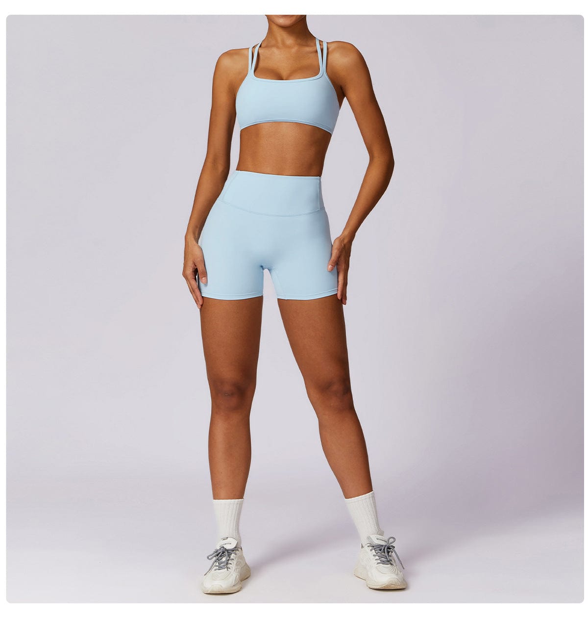 Women High Waist Hip Lifting Shapewear Gym Shorts