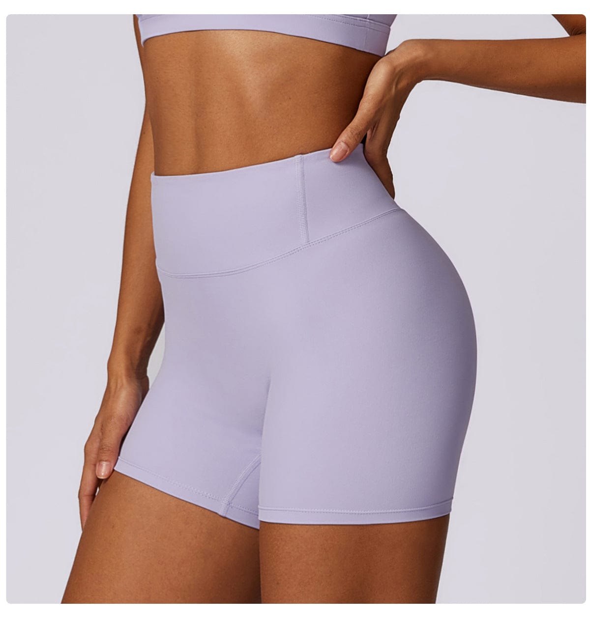 Women High Waist Hip Lifting Shapewear Gym Shorts