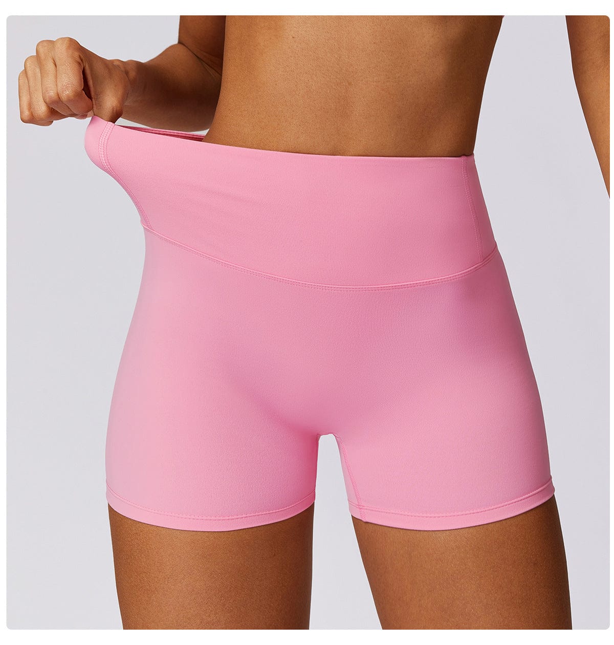 Women High Waist Hip Lifting Shapewear Gym Shorts