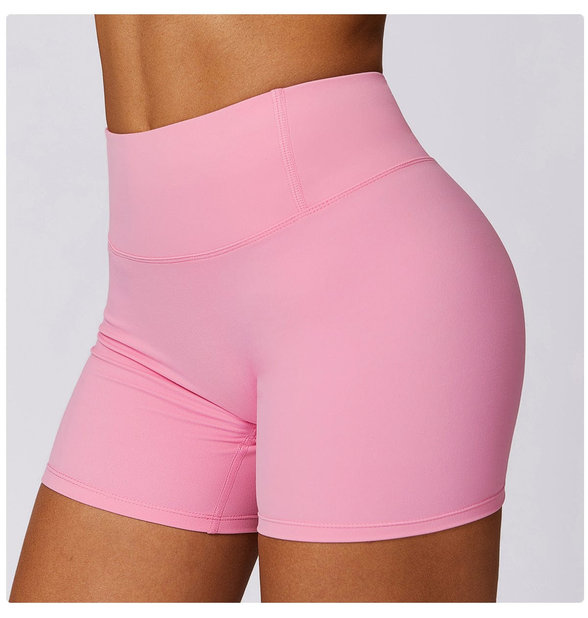 Women High Waist Hip Lifting Shapewear Gym Shorts