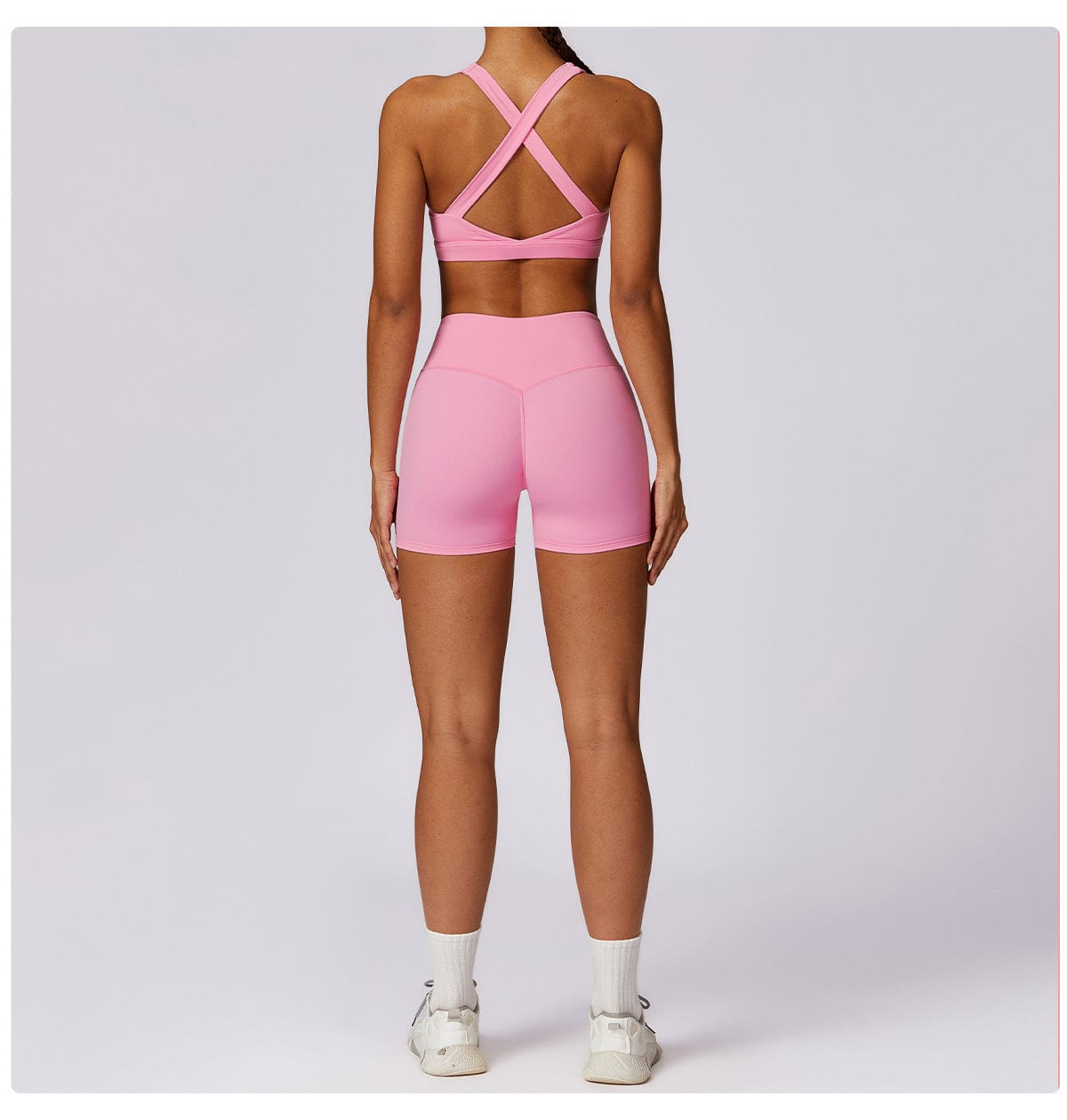 Women High Waist Hip Lifting Shapewear Gym Shorts