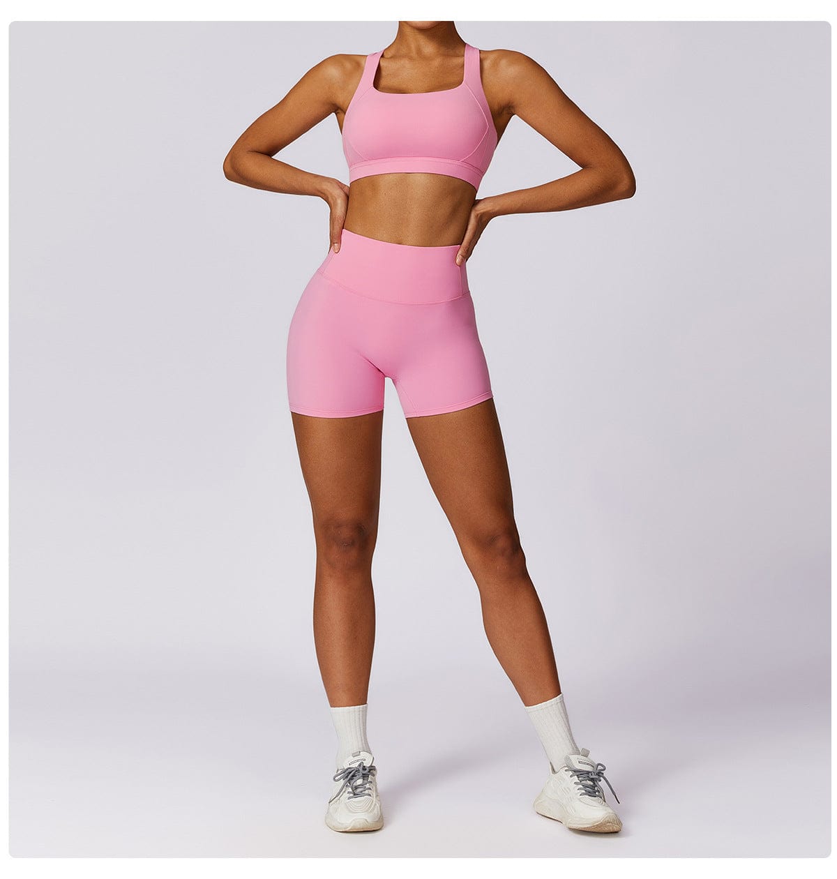 Women High Waist Hip Lifting Shapewear Gym Shorts