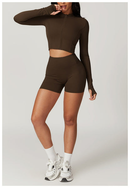 Women High Waist Hip Lifting Shapewear Gym Shorts