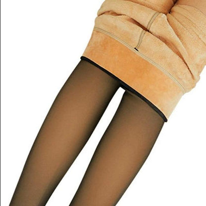 Warm Elastic Translucent Tights