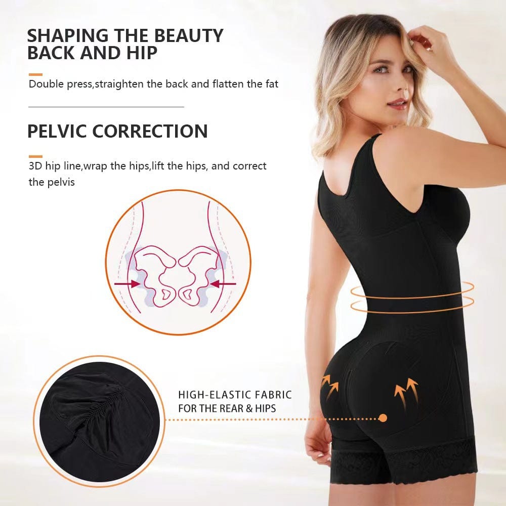 Women's Compression Full Body Faja Shaping Bodysuit