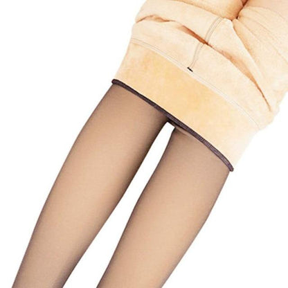 Warm Elastic Translucent Tights