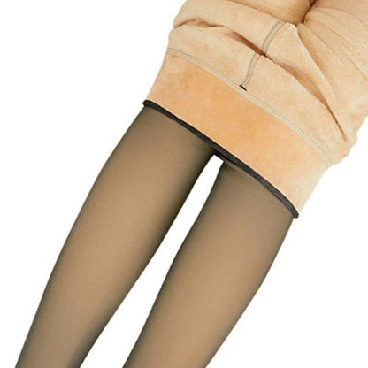 Warm Elastic Translucent Tights