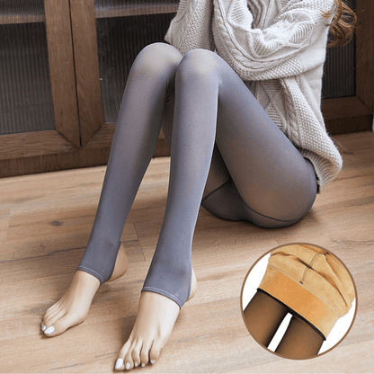 Warm Elastic Translucent Tights