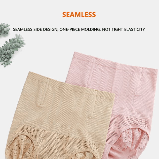 High-Waist Postpartum Support Tummy Control Lace Panty
