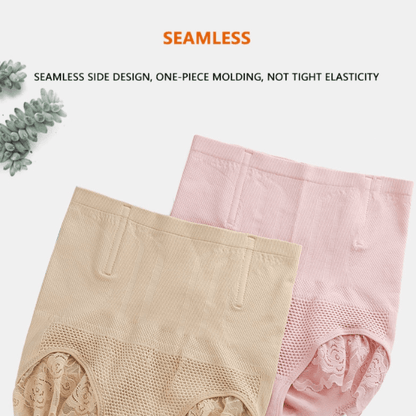 High-Waist Postpartum Support Tummy Control Lace Panty