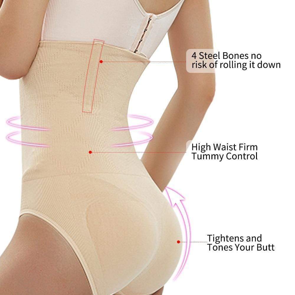 High Waist Tummy Control Shaper Panty Open Crotch