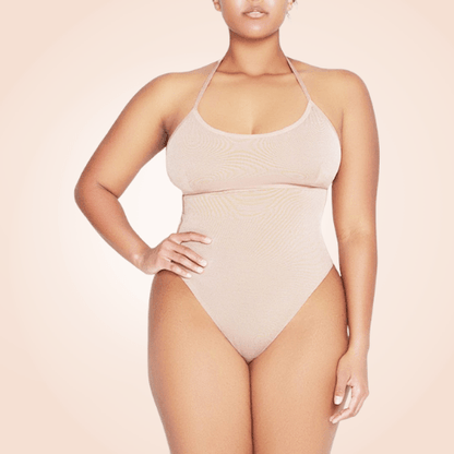 High-Waisted Stretch Underwear Thong Shaper