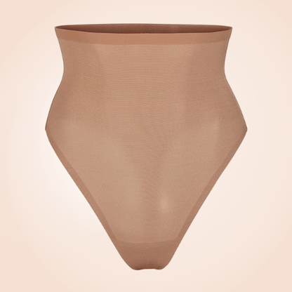 High-Waisted Stretch Underwear Thong Shaper
