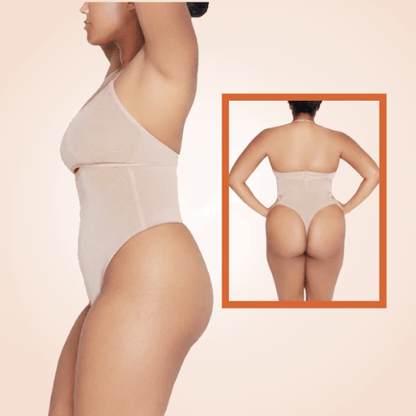 High-Waisted Stretch Underwear Thong Shaper