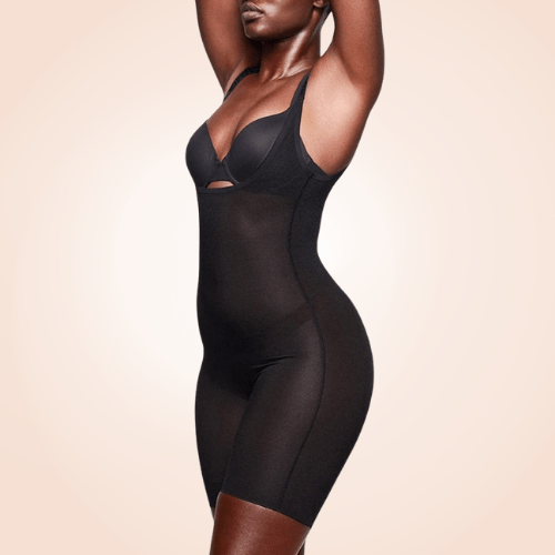 Low Back Sheer Sculpting BodySuit Invisible Shapewear
