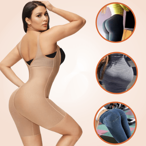 Low Back Sheer Sculpting BodySuit Invisible Shapewear