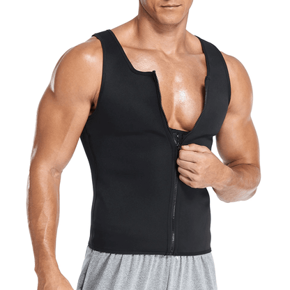 Men Sweat Compression Waist Trainer Top Vest