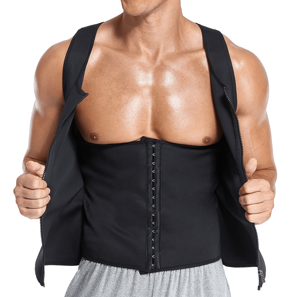 Men Sweat Compression Waist Trainer Top Vest