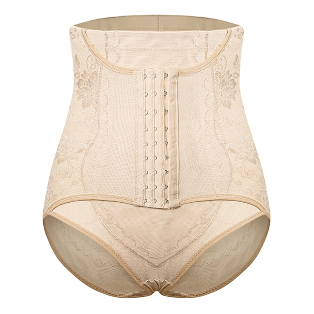 Firm Compression Postpartum Shaper Panty with Adjustable Waist Hooks