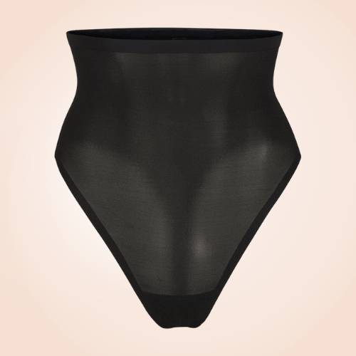 High-Waisted Stretch Underwear Thong Shaper