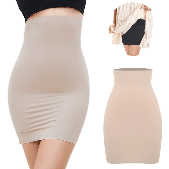 Seamless High Waist Long Shaper Skirt Slip