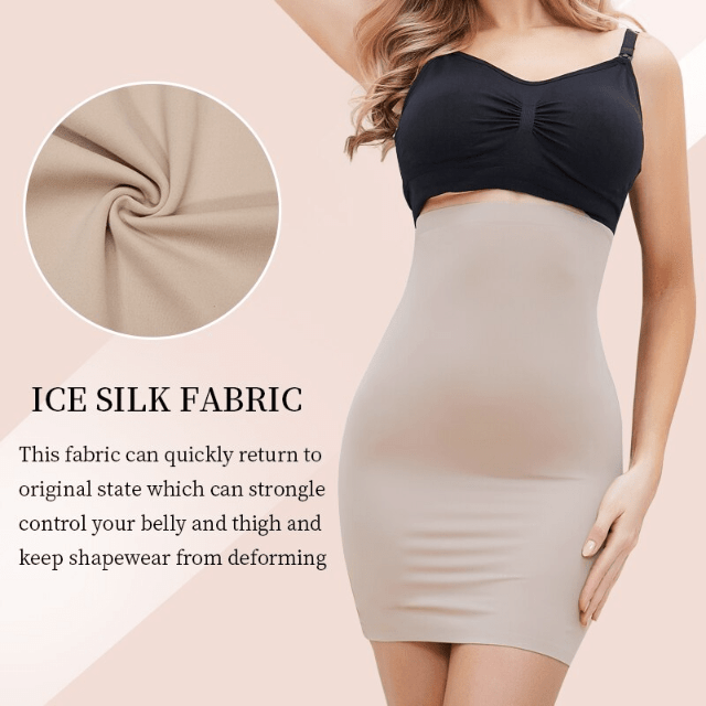 Seamless High Waist Long Shaper Skirt Slip