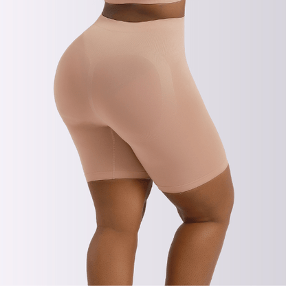Seamless Non Wired Bra and Tummy Control Shaper Shorts Set