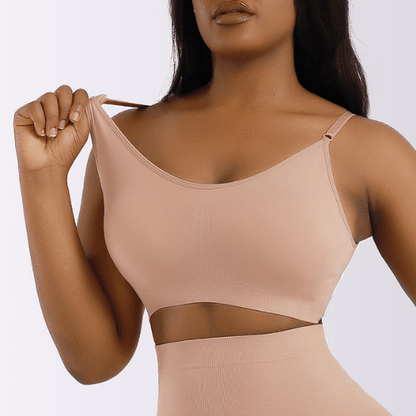 Seamless Non Wired Bra and Tummy Control Shaper Shorts Set