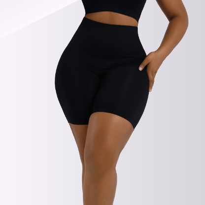 Seamless Non Wired Bra and Tummy Control Shaper Shorts Set