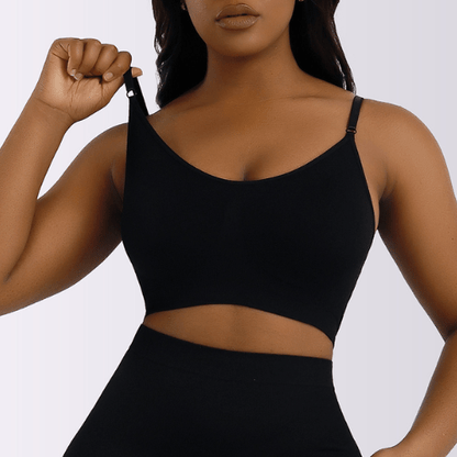 Seamless Non Wired Bra and Tummy Control Shaper Shorts Set