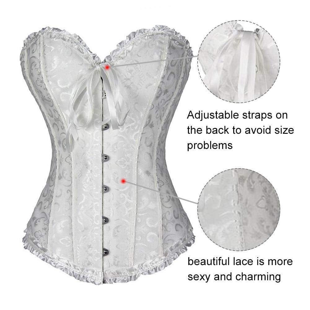 Women's Retro Cross Border Jacquard Waist Trainer Shaper Corset