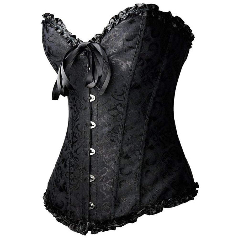 Women's Retro Cross Border Jacquard Waist Trainer Shaper Corset