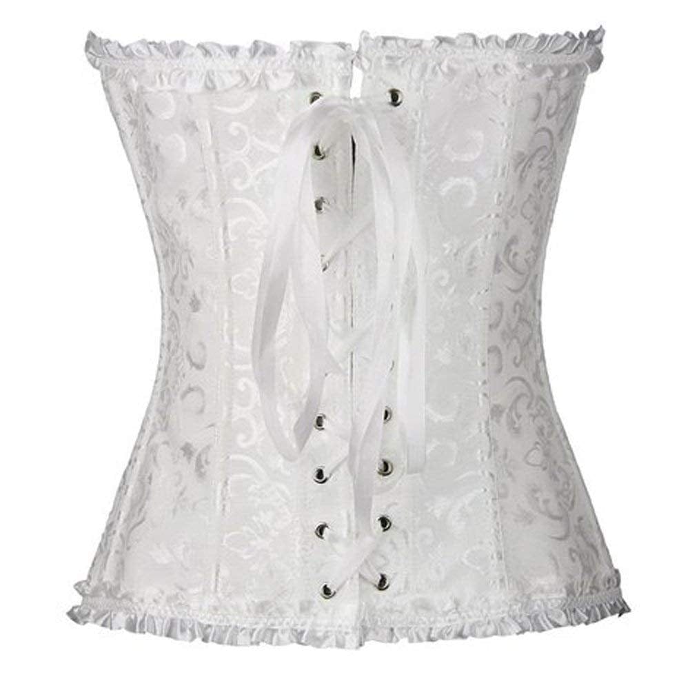 Women's Retro Cross Border Jacquard Waist Trainer Shaper Corset