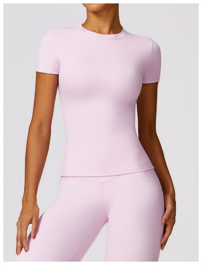 Activewear Quick Dry Gym Shaping Shirt Tops for Women