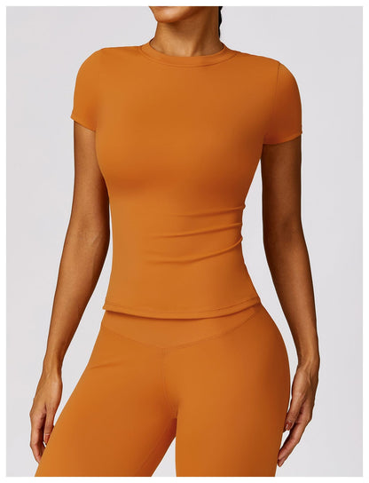 Activewear Quick Dry Gym Shaping Shirt Tops for Women