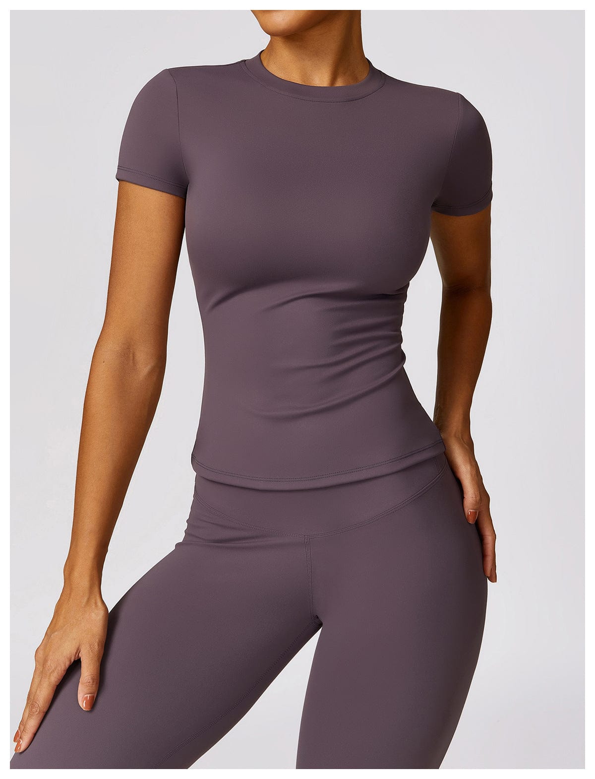 Activewear Quick Dry Gym Shaping Shirt Tops for Women