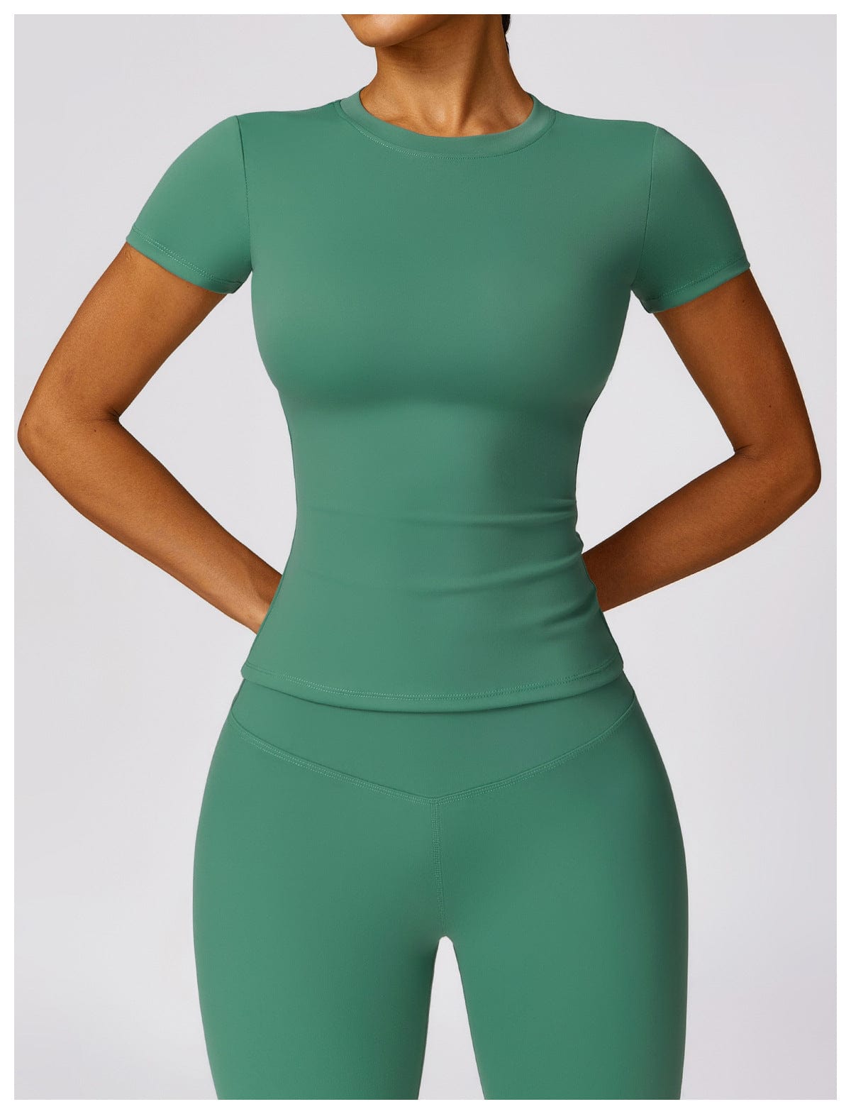 Activewear Quick Dry Gym Shaping Shirt Tops for Women